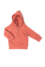 Load image into Gallery viewer, jersey henley hoodie - adobe