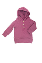Load image into Gallery viewer, henley hoodie - orchid