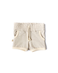 retro shorts - white sand
