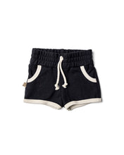 Load image into Gallery viewer, french terry retro short - black