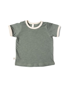 ringer tee - agave green