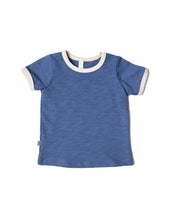 Load image into Gallery viewer, ringer tee - french blue