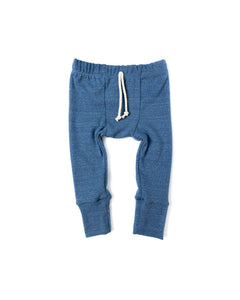 rib knit pant - french blue