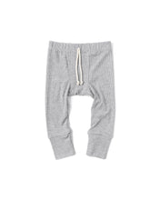 Load image into Gallery viewer, rib knit pant - gray heather