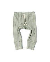 Load image into Gallery viewer, rib knit pant - clary sage