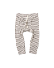 Load image into Gallery viewer, rib knit pant - taupe stripe