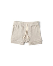 Load image into Gallery viewer, rib knit shorts - oatmeal