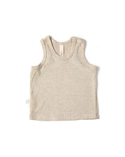 Load image into Gallery viewer, rib knit tank top - oatmeal