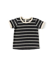 Load image into Gallery viewer, ringer tee - obsidian stripe