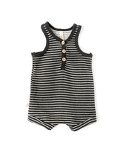 Load image into Gallery viewer, short tank romper - shadow stripe