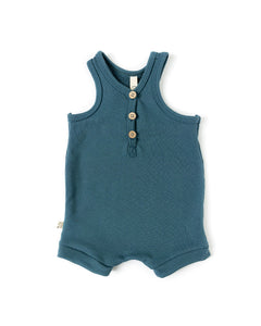 short tank romper - storm cloud