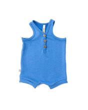 Load image into Gallery viewer, short tank romper - lake