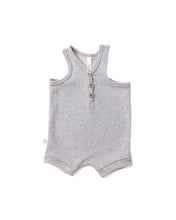 Load image into Gallery viewer, short tank romper - pebble
