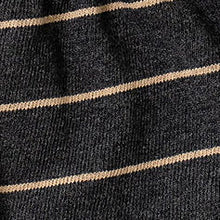 Load image into Gallery viewer, beach hoodie - dark breton stripe