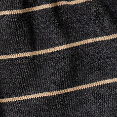 beach hoodie - dark breton stripe