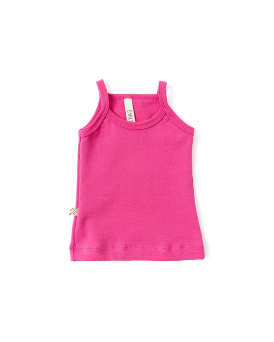 rib knit camisole - punch