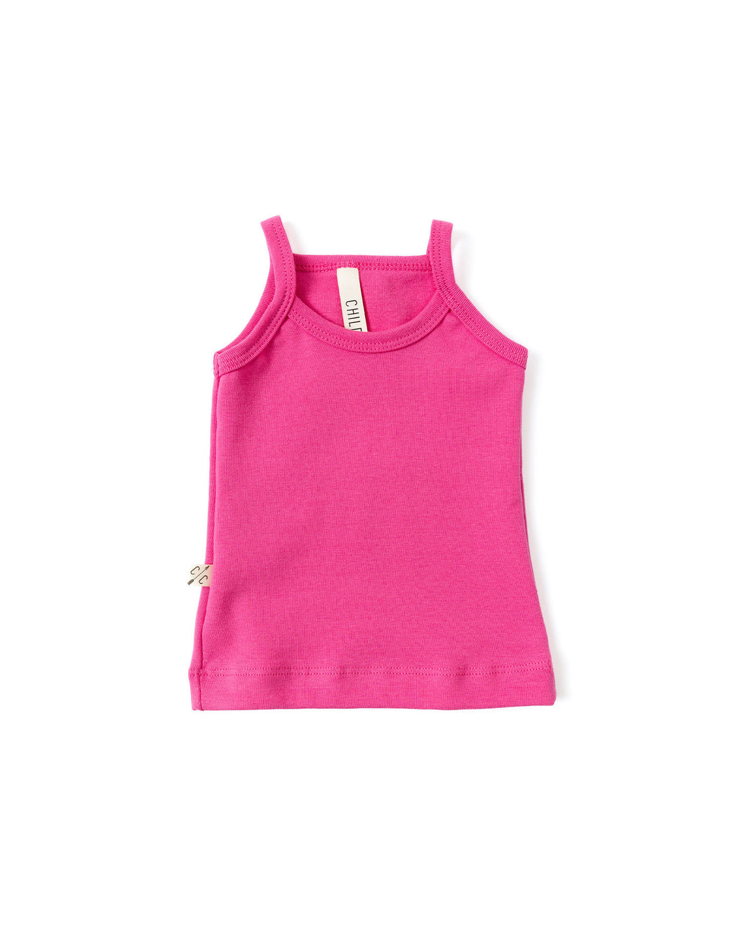 rib knit camisole - punch