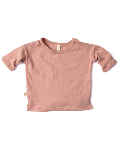 slouch tee - clay pink