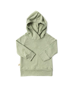 slub trademark hoodie - basil