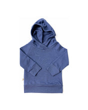 Load image into Gallery viewer, slub trademark hoodie - ink blue