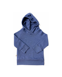 slub trademark hoodie - ink blue