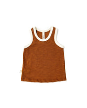 Load image into Gallery viewer, ringer tank top - cognac