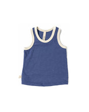 Load image into Gallery viewer, ringer tank top - ink blue