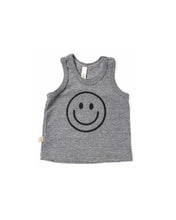 Load image into Gallery viewer, tank top - smile on athletic gray