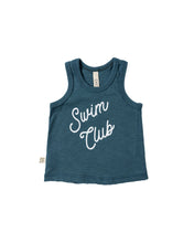 Load image into Gallery viewer, tank top - swim club on storm cloud