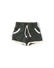 Load image into Gallery viewer, french terry retro short - heather black