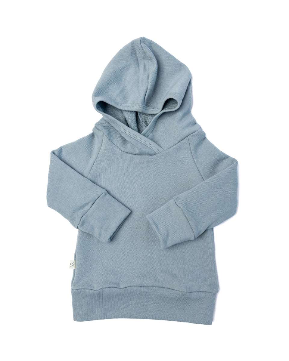 trademark raglan hoodie - carolina blue – Childhoods Clothing