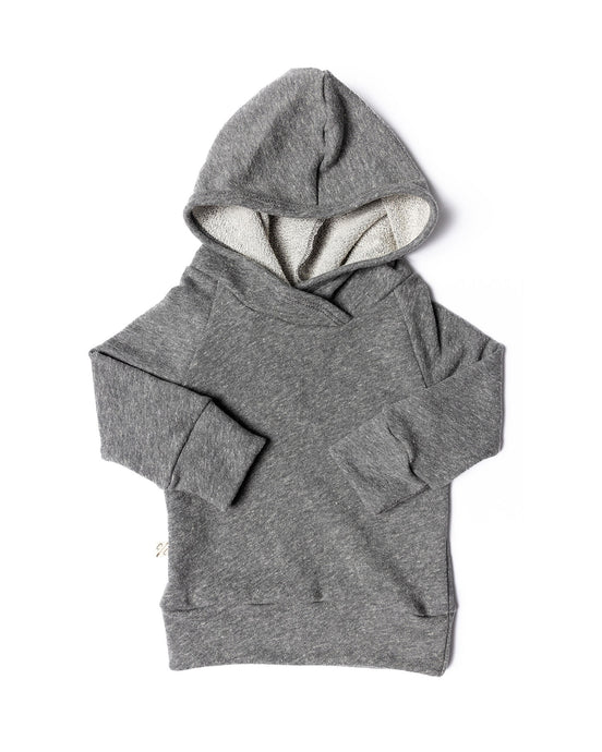 trademark raglan hoodie - heather gray