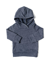 Load image into Gallery viewer, trademark raglan hoodie - blue heather