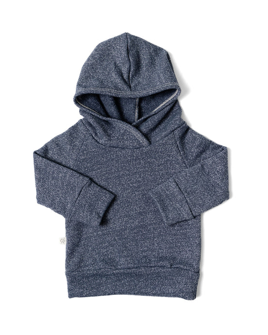 trademark raglan hoodie - blue heather
