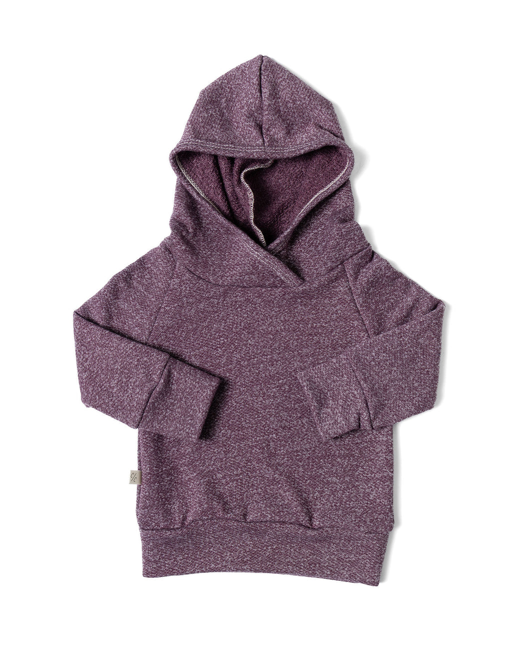 trademark raglan hoodie - purple heather