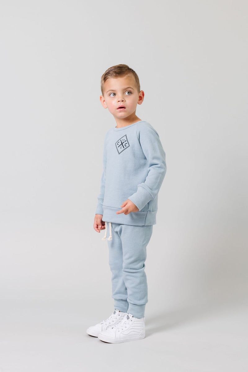 skinny sweats - carolina blue – Childhoods Clothing
