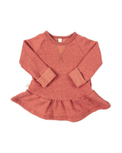 Load image into Gallery viewer, peplum crew - rosy