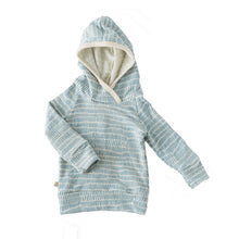 Load image into Gallery viewer, trademark raglan hoodie - carolina blue domino